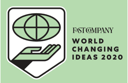 Fast Company Word Changing Ideas 2020 logo.
