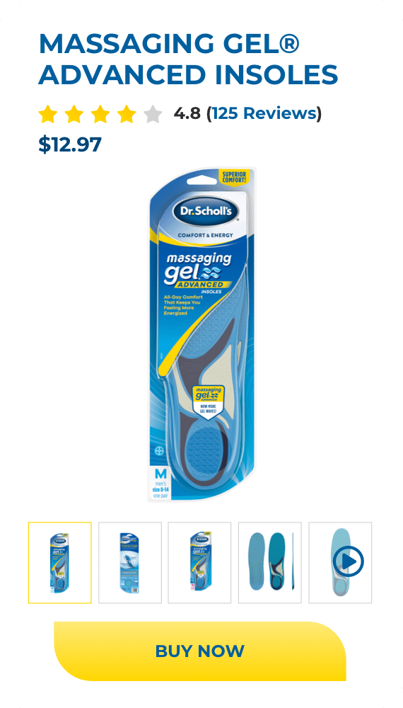 Dr. Scholl’s® Massaging Gel® Advanced Insoles product