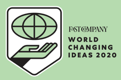 Fast Company Word Changing Ideas 2020 logo.