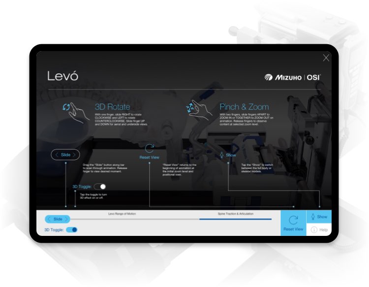 Example of Lume Pad's product demonstration capabilities.