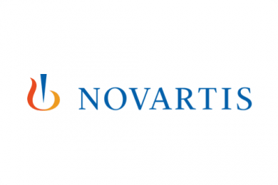 Novartis logo.