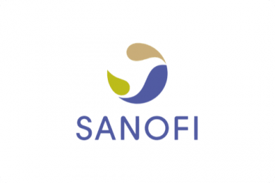 Sanofi logo.