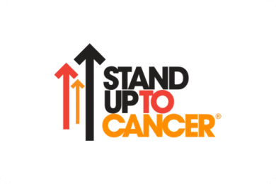 Stand Up To Cancer logo.